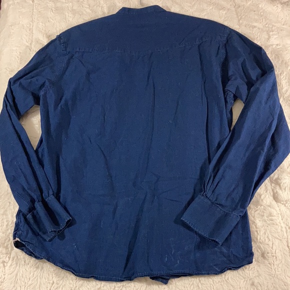 Officine Generale Paris 6e blue button down - Picture 4 of 9